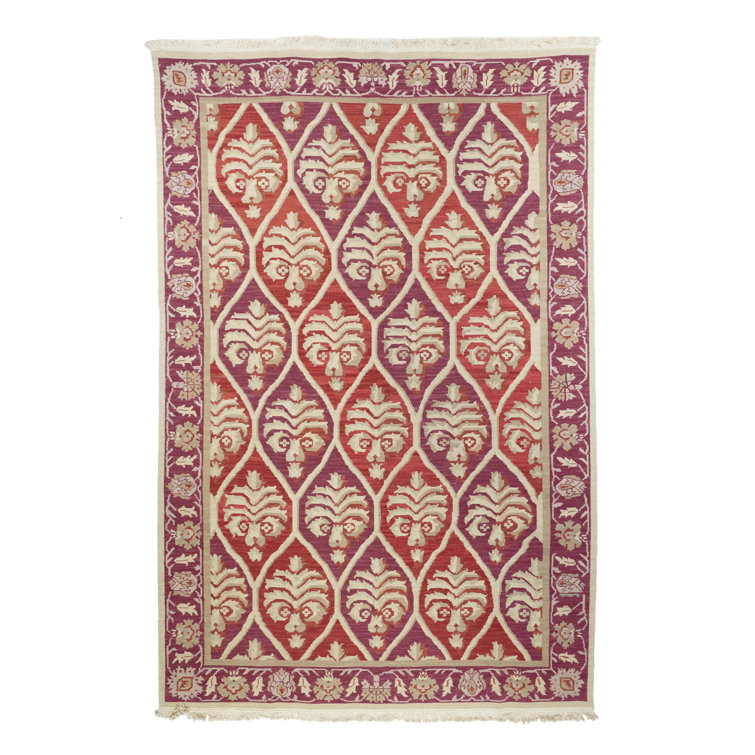 Fine Rugs NY Hand Knotted Wool Floral Rug Wayfair